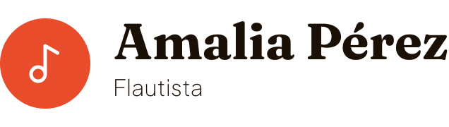 Amalia Pérez - Flautista